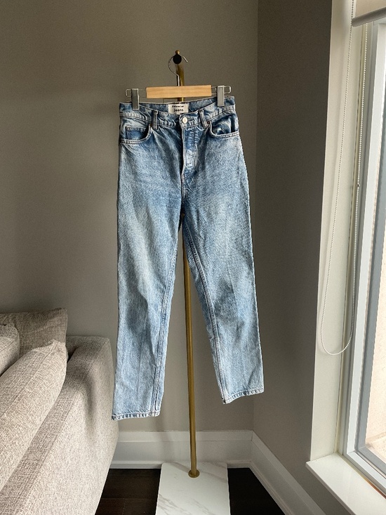 Reformation Denim - Reformation Cynthia High Rise Straight Leg Jeans